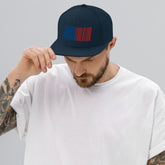 Youth Snapback Hats - American Logo Print